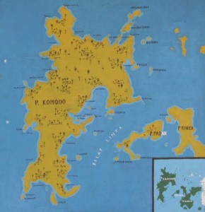 Peta Pulau Komodo