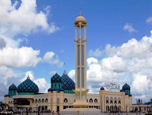 Megahnya Masjid Al Karomah Martapura