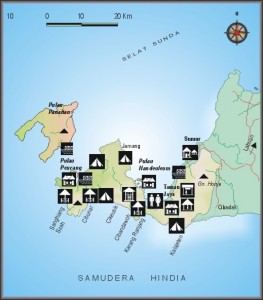 Peta Ujung Kulon